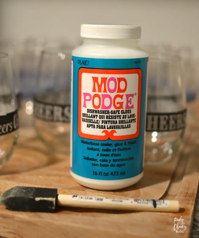 Dishwasher Safe Mod Podge Mugs and Wine Glasses 