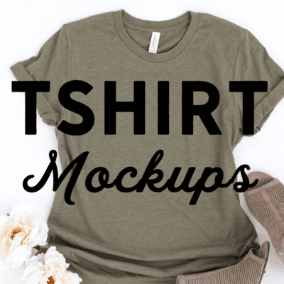 Bella Canvas Tshirt Mockups Tshirt Business Mockups