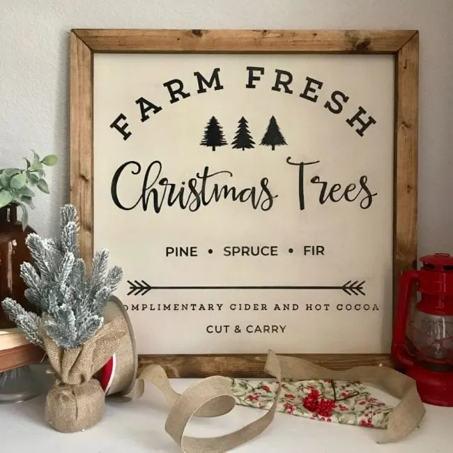 Farm Fresh Christmas Tree Cut File. 