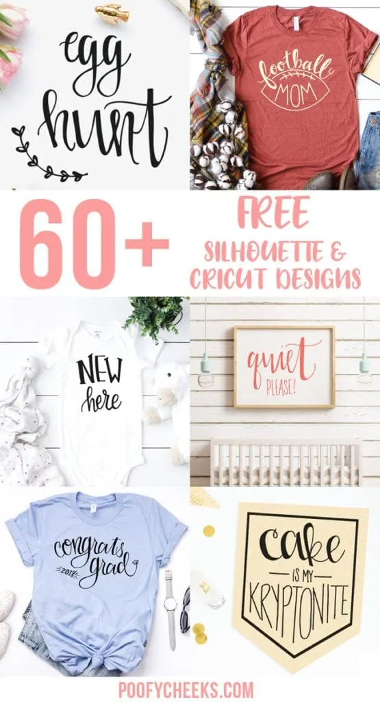 60 Free Silhouette and Cricut Designs from Poofycheeks.com