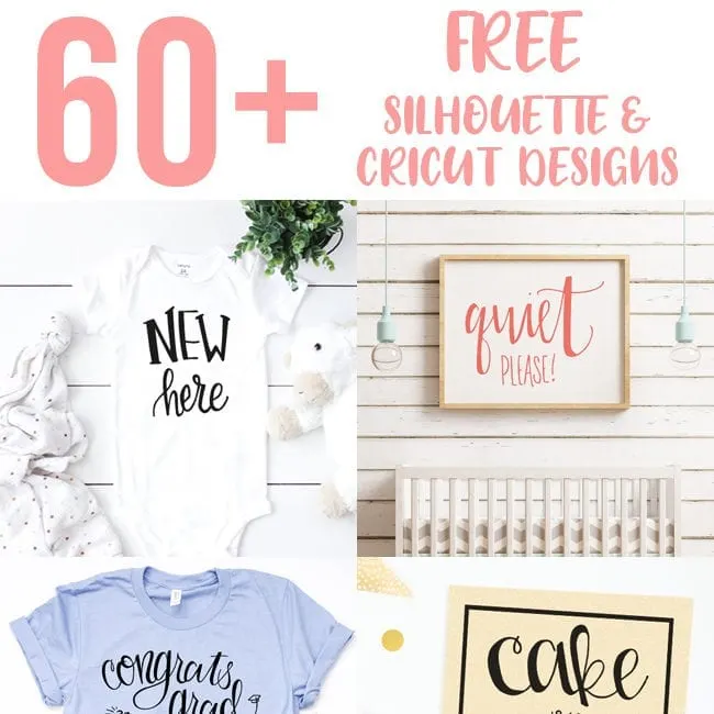 60 Free Silhouette and Cricut Designs from Poofycheeks.com
