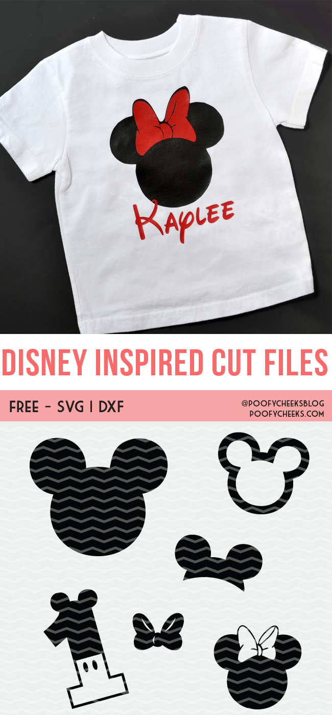 Disney Inspired Cut Files for Silhouette and Cricut - SVG, DXF and PNG