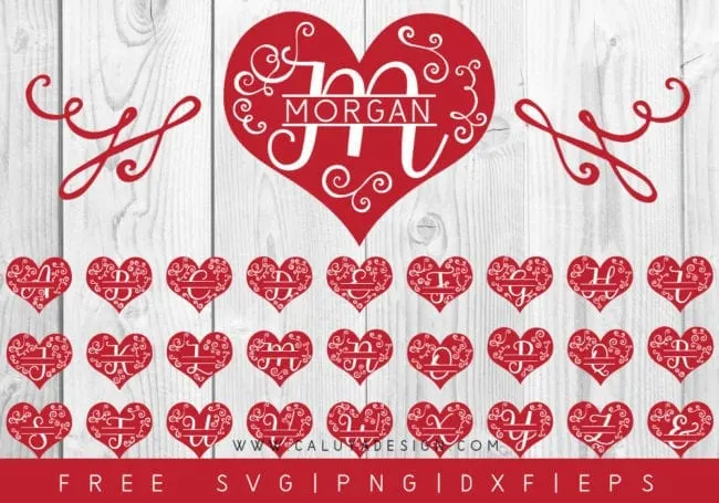 15 Valentine Cut Files for Silhouette or Cricut Machines Poofycheeks.com