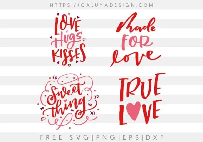 15 Valentine Cut Files for Silhouette or Cricut Machines Poofycheeks.com