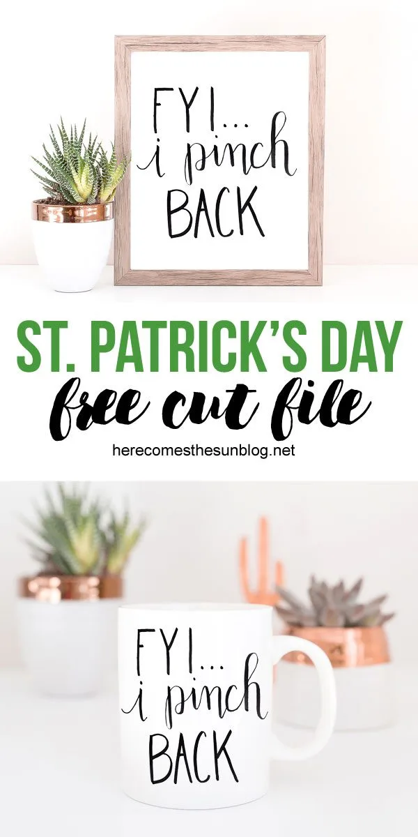 15 St. Patrick's Cut Files for Silhouette or Cricut Machines Poofycheeks.com