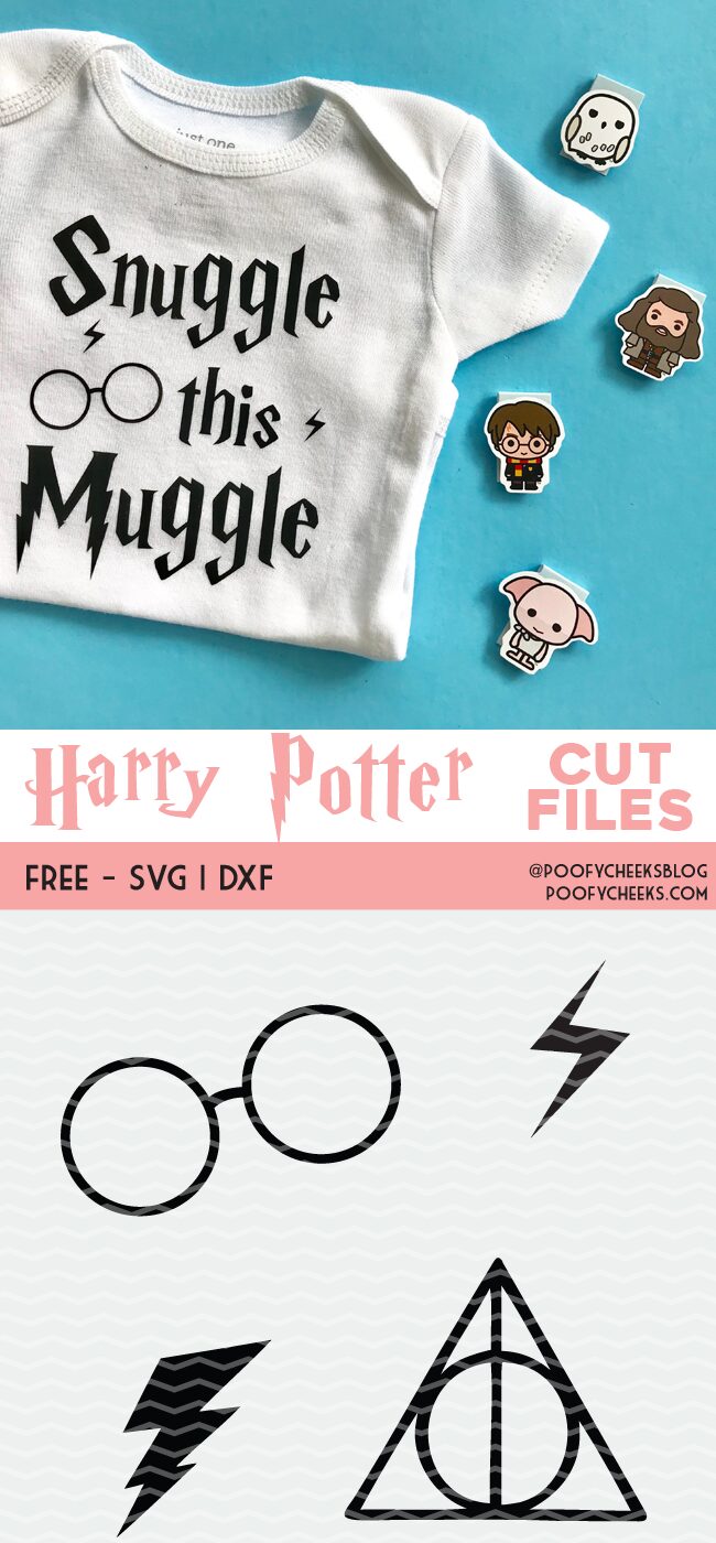 Harry Potter inspired cut files for Silhouette and Cricut cutting machines.
