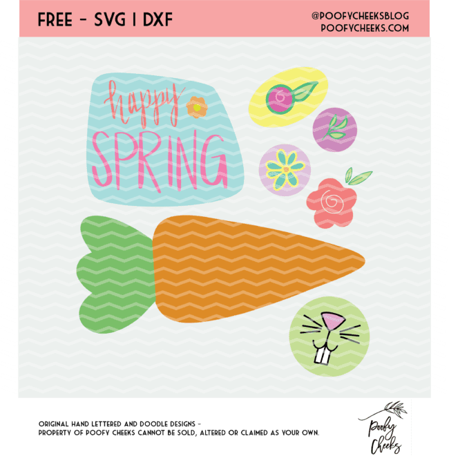 Free Easter Cut files for Silhouette and Cricut cutting machines. Find loads of free cut files on this site!