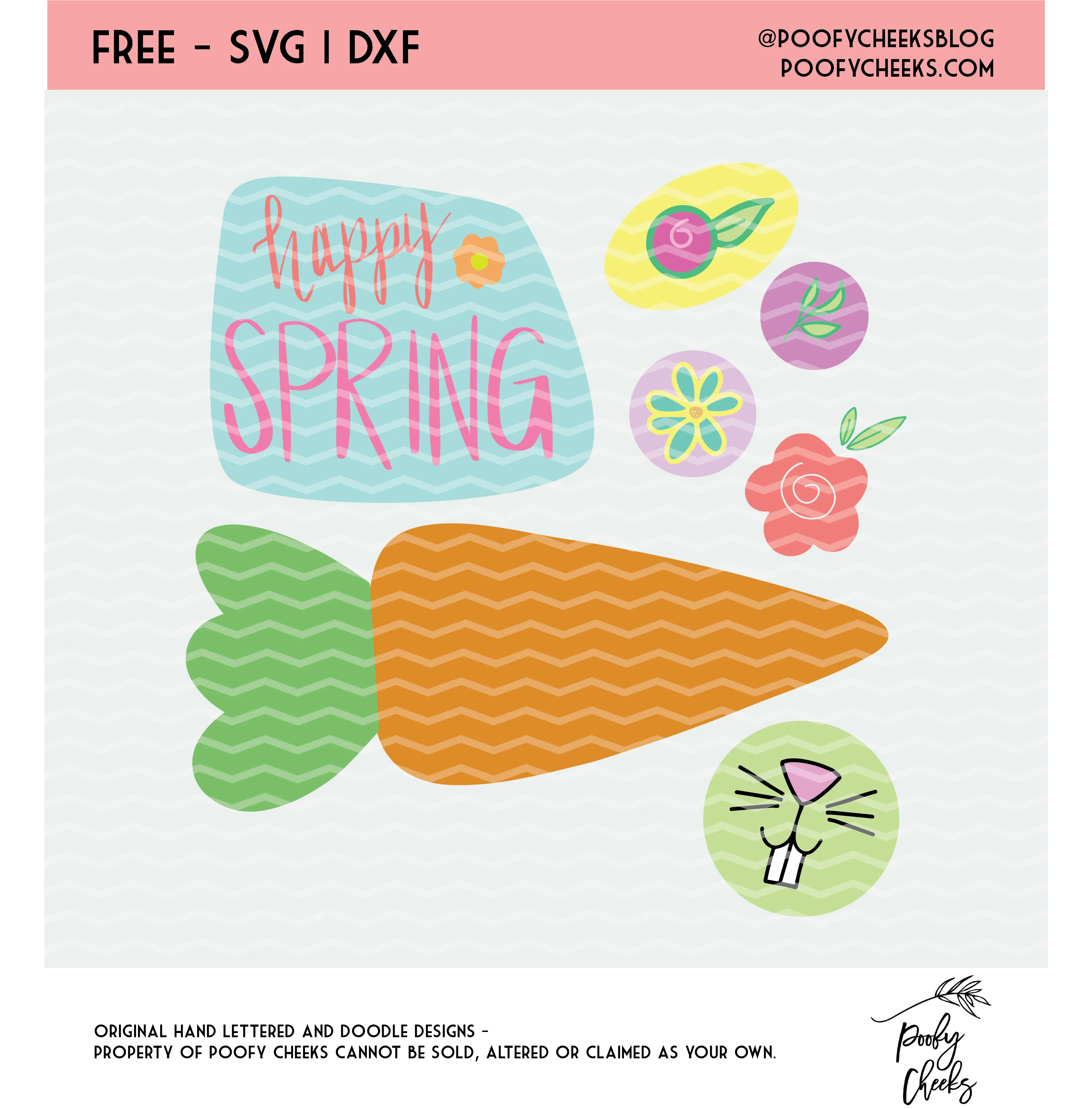 Free Easter Cut files for Silhouette and Cricut cutting machines. Find loads of free cut files on this site!
