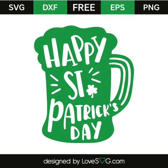 15 St. Patrick's Cut Files for Silhouette or Cricut Machines Poofycheeks.com