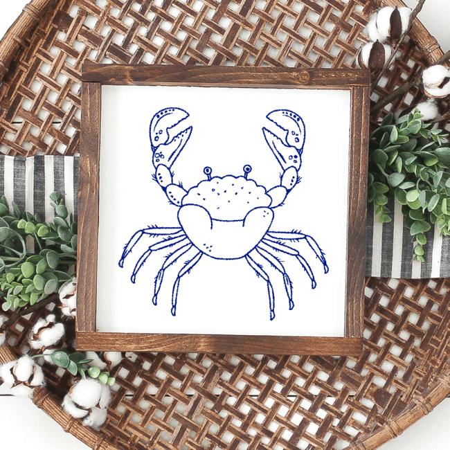 Drawn Crab Cut File - Free cut file for Silhouette and Cricut. SVG, PNG and DXF