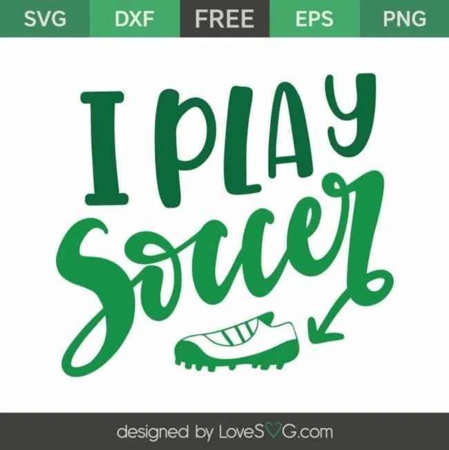 15 Free Soccer Cut Files for Silhouette or Cricut from Poofycheeks.com