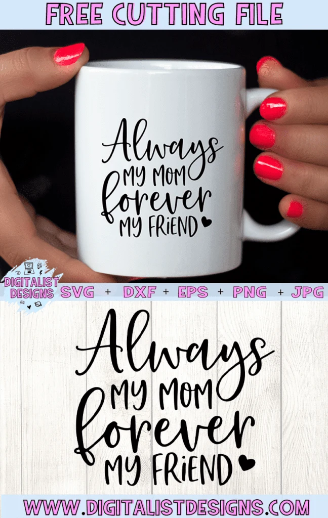 15 Free Mother's Day Cut Files for Silhouette or Cricut from Poofycheeks.com