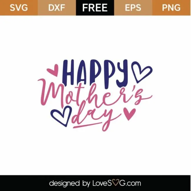 15 Free Mother's Day Cut Files for Silhouette or Cricut from Poofycheeks.com