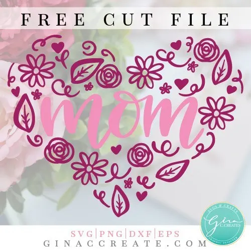 15 Free Mother's Day Cut Files for Silhouette or Cricut from Poofycheeks.com