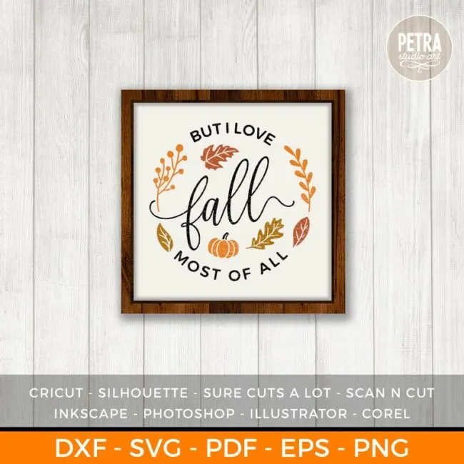 15 Fall Cut Files from around the web. Use with Cricut and/or Silhouette machines.