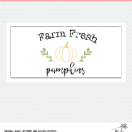 farm fresh pumpkin cut file