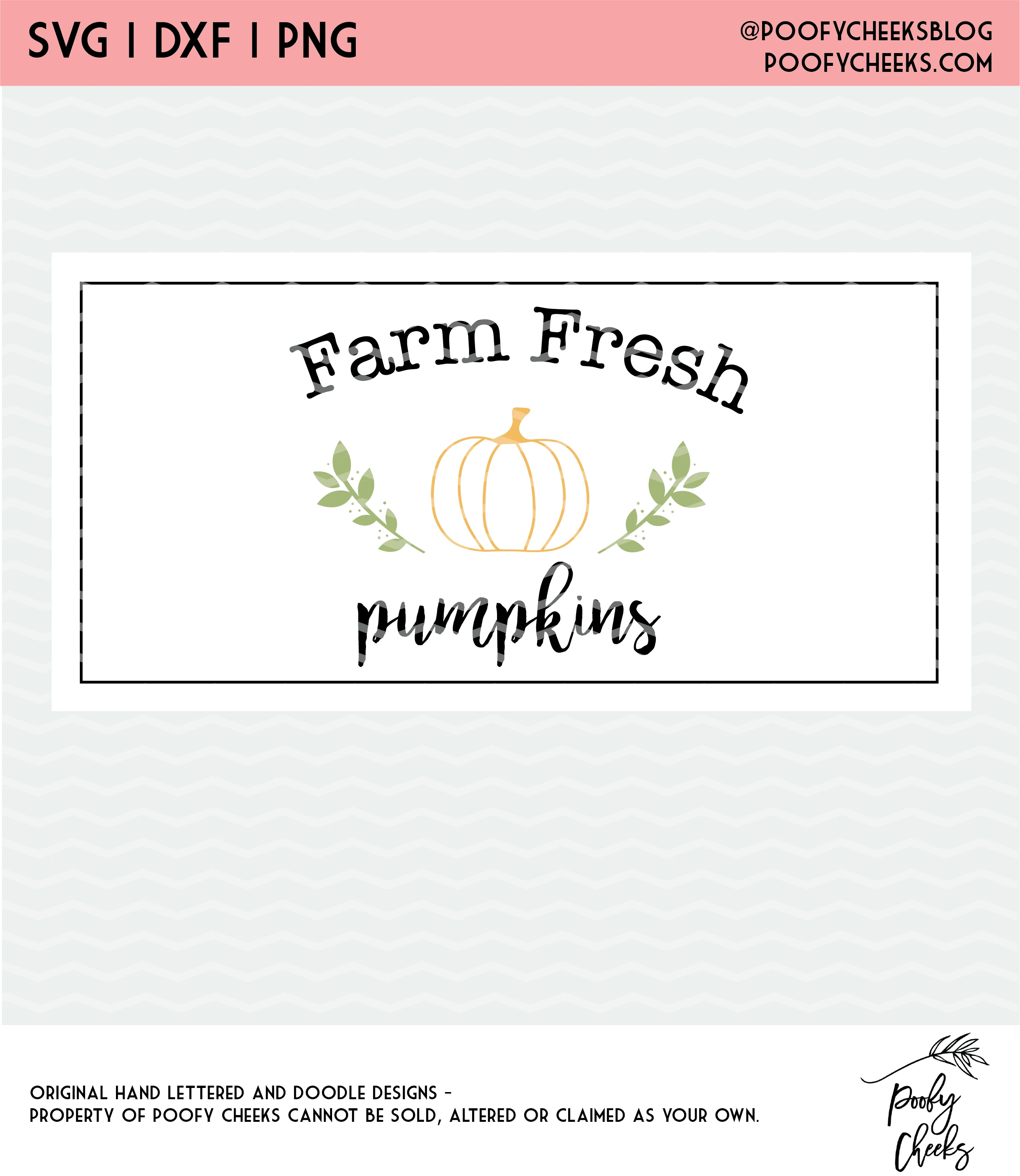 farm fresh pumpkin cut file