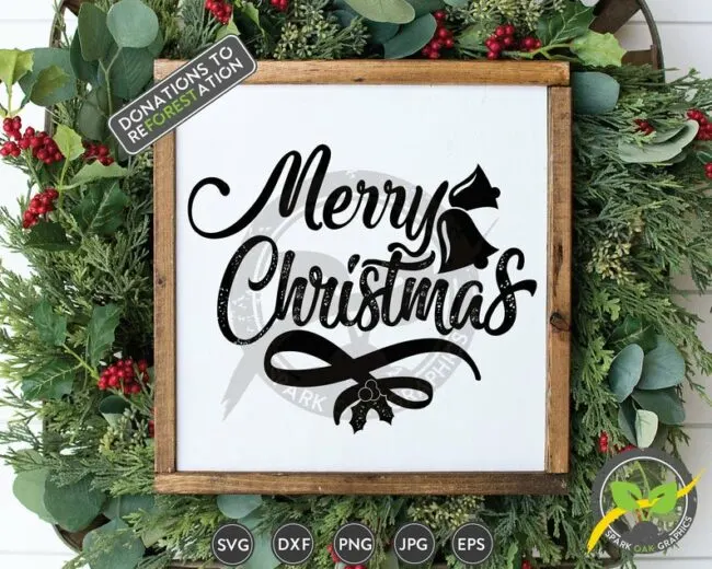 15 Christmas Cut Files from around the web. Use with Cricut and/or Silhouette machines.