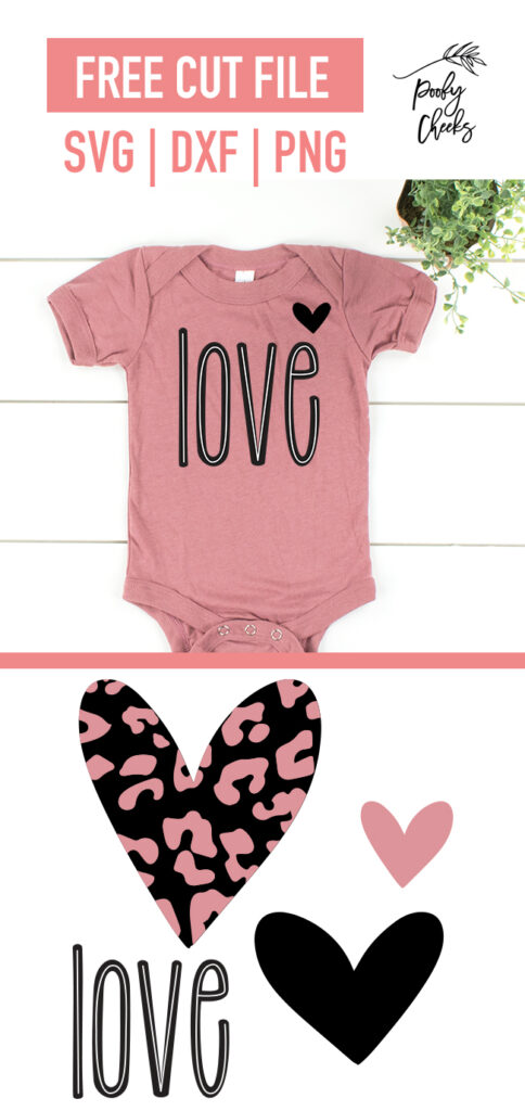 Love and Hearts Cut File- Valentine's Day Cut File for Silhouette and ...