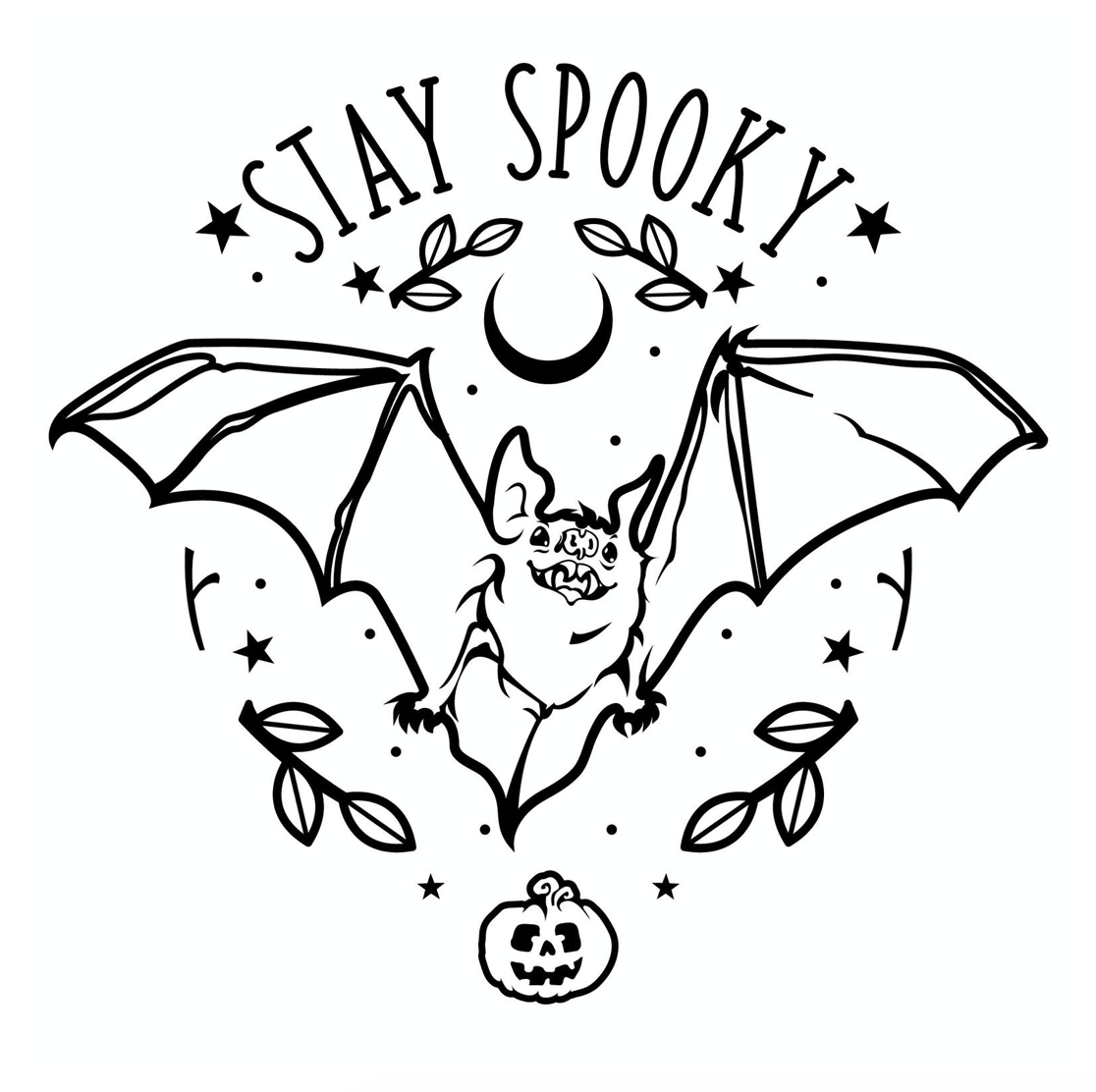 Spooky Cut Files - Halloween SVG, DXF and PNG files.