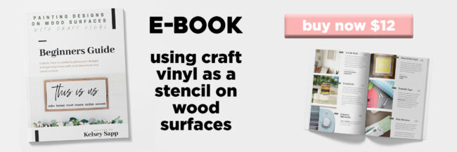 Craft Vinyl Stencil E-Book