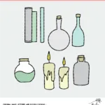 Potions Cut File - SVG, DXF and PNG