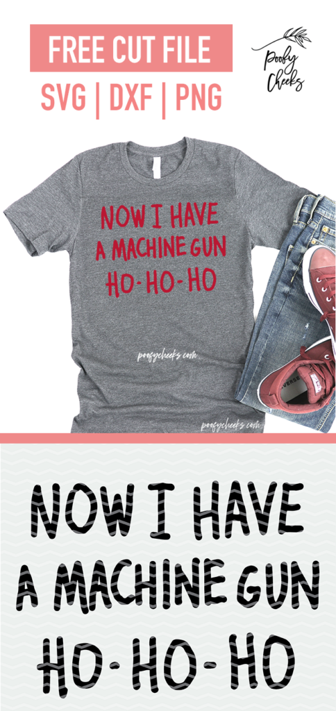 Die Hard Inspired Cut File - Silhouette and Cricut - SVG, PNG, DXF