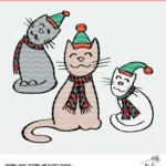 Christmas Cat Cut File