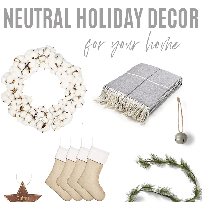 Neutral Christmas Decor FInds