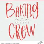 Free Baking Crew Cut File - Digital Design