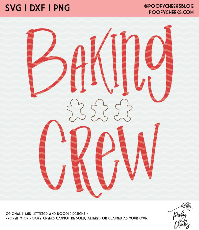 Free Baking Crew Cut File - Digital Design