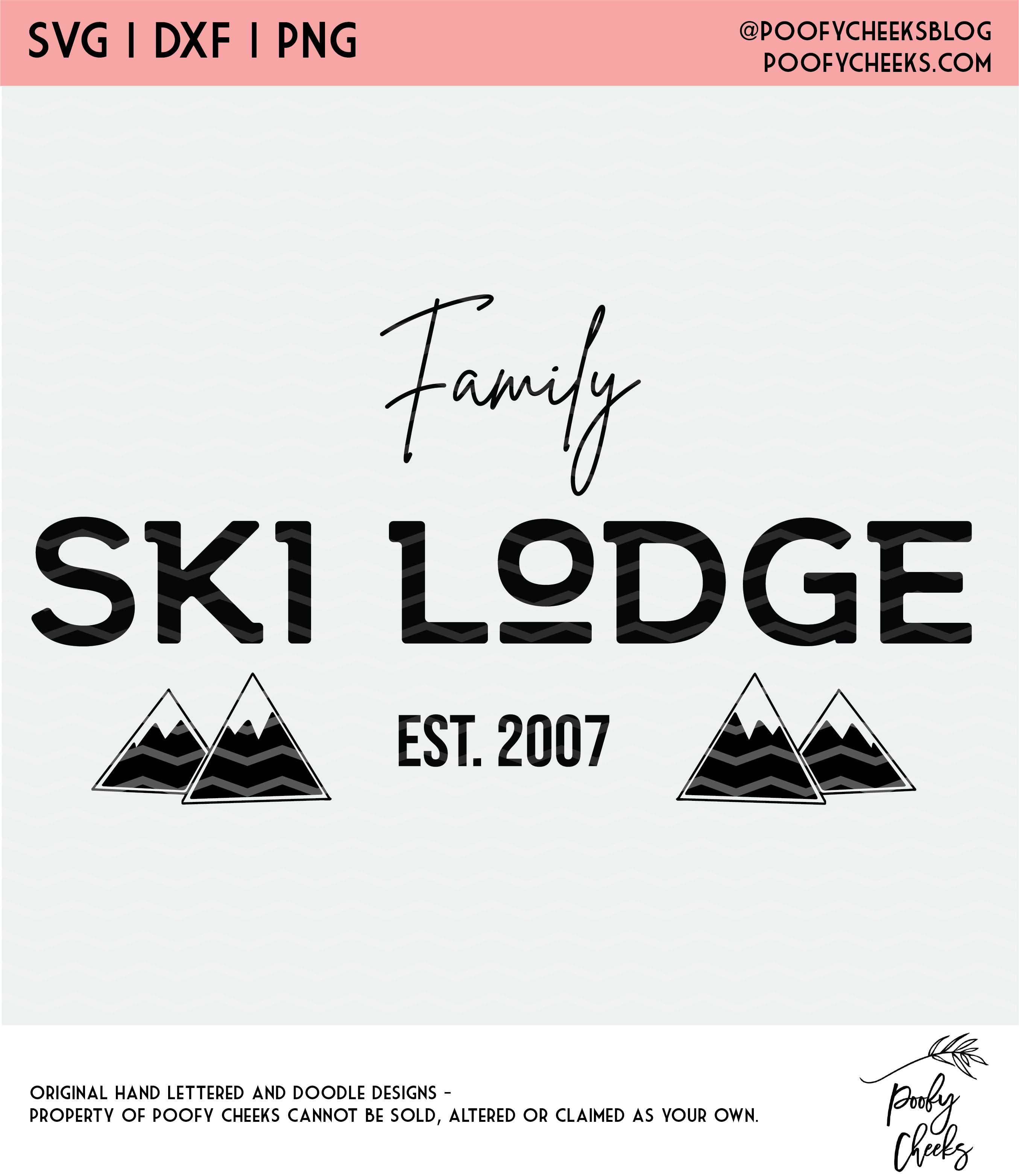 Ski Lodge Cut File