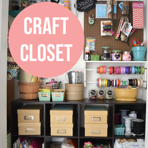 Craft closet Reveal