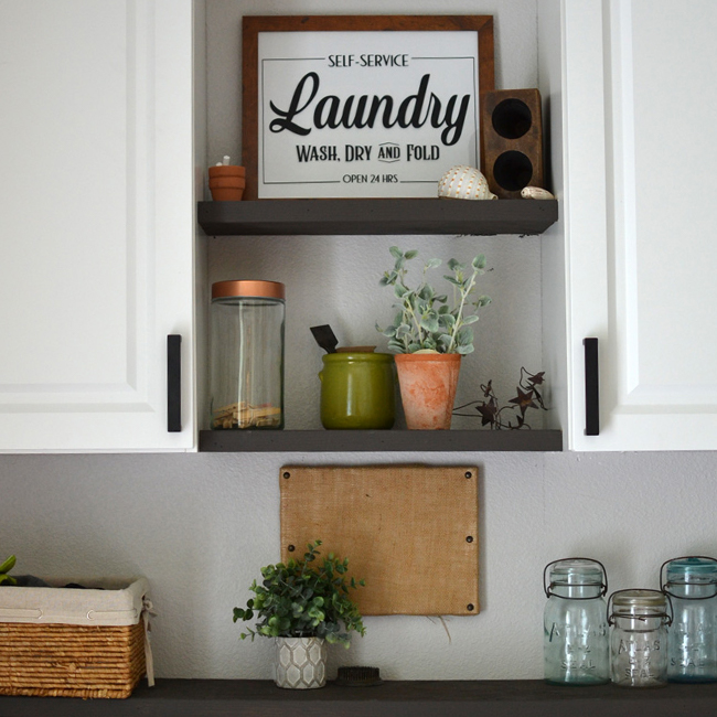 Farmhouse Laundry Room Before and After