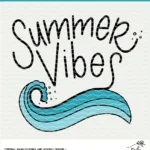 Summer Vibes Wave Digital Design