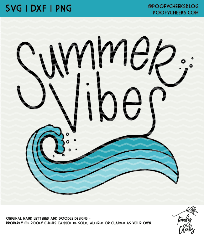 Summer Vibes Wave Digital Design