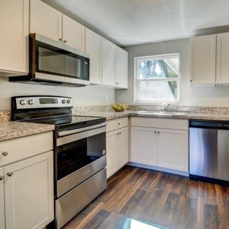 Painting MDF Kitchen Cabinets - Thermofoil Cabinet Redo - Poofy Cheeks