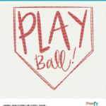 Play Ball Baseball Digital File