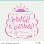Beach Cut File Digital Design