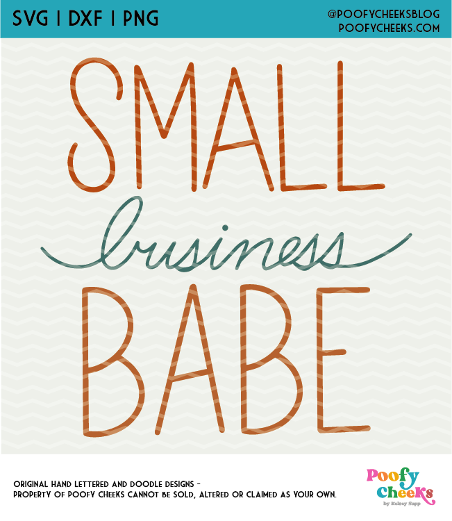 Small Business Babe SVG Digital Design