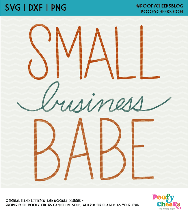 Small Business Babe SVG Digital Design