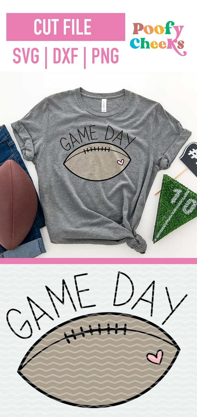 Football Game Day SVG Cut File - Football T Shirt Design - Football SVG