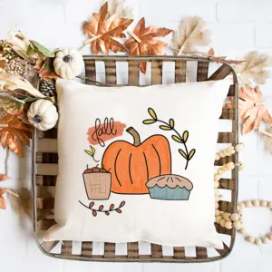 Fall Pumpkin Sublimation Pillow