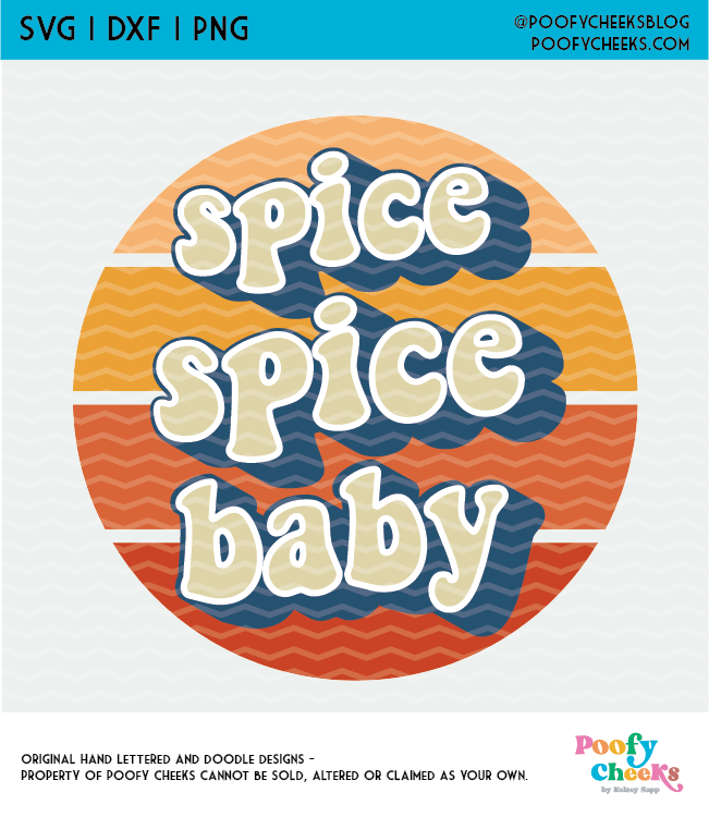 Spice Spice Baby Fall Sublimation Clipart
