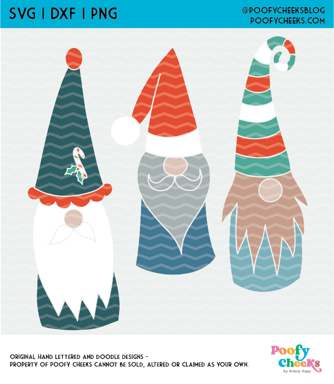 Christmas Gnome SVG Digital Design