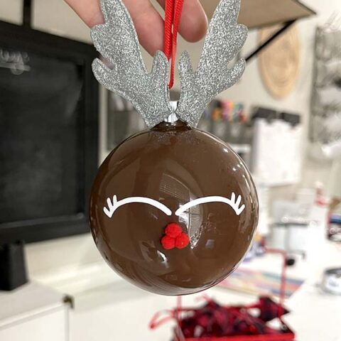 DIY Reindeer Ornament