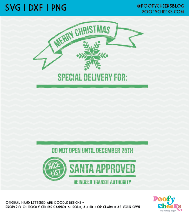 Santa Sack SVG digital design