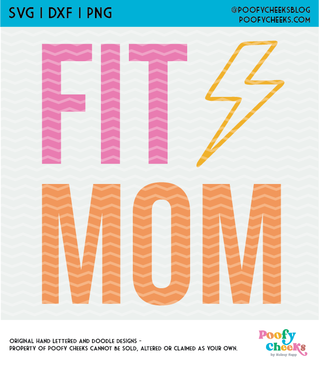 Fit Mom Cut File - Digital Download