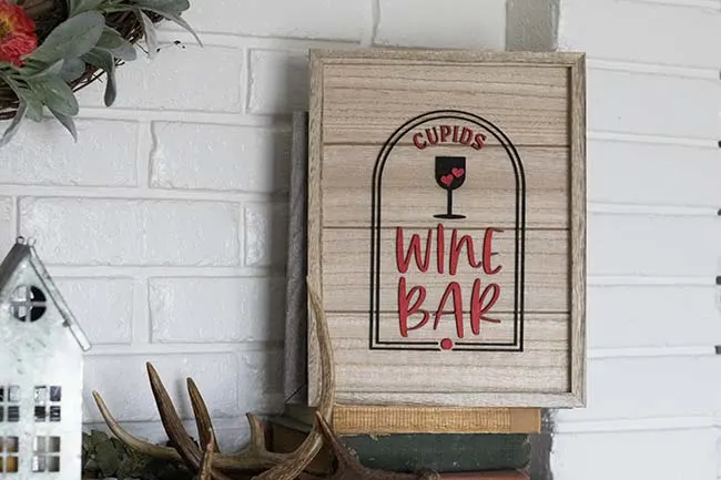 Cupid's Wine Bar Sign - Digital Design