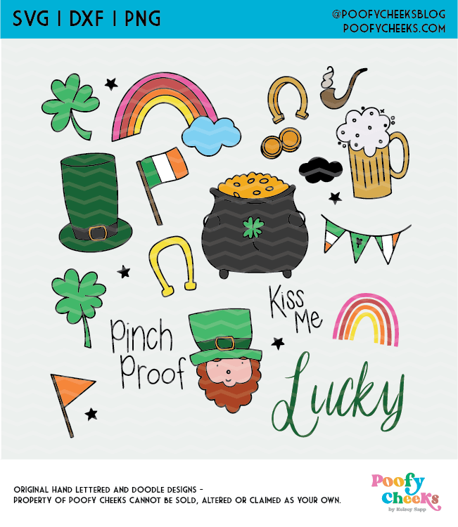 Free St. Patrick's Day Doodles SVG